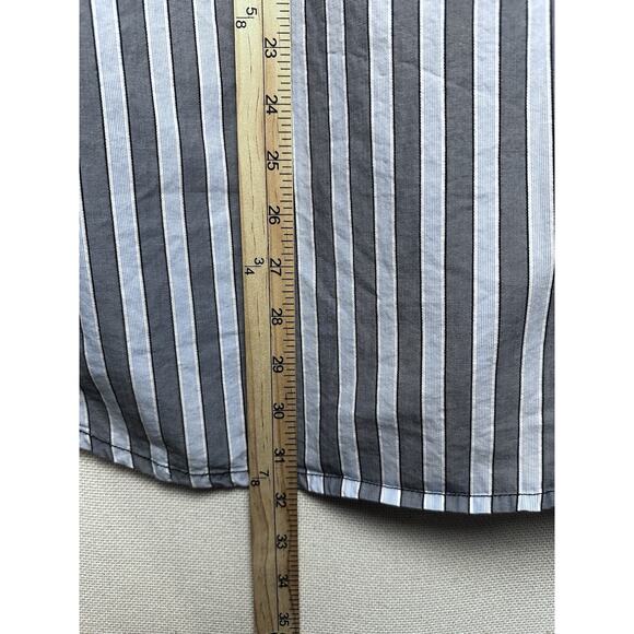 7 Diamonds Men’s Long Sleeve 2XL Shirt Gray White Button Up Eagle Accents - Picture 13 of 16